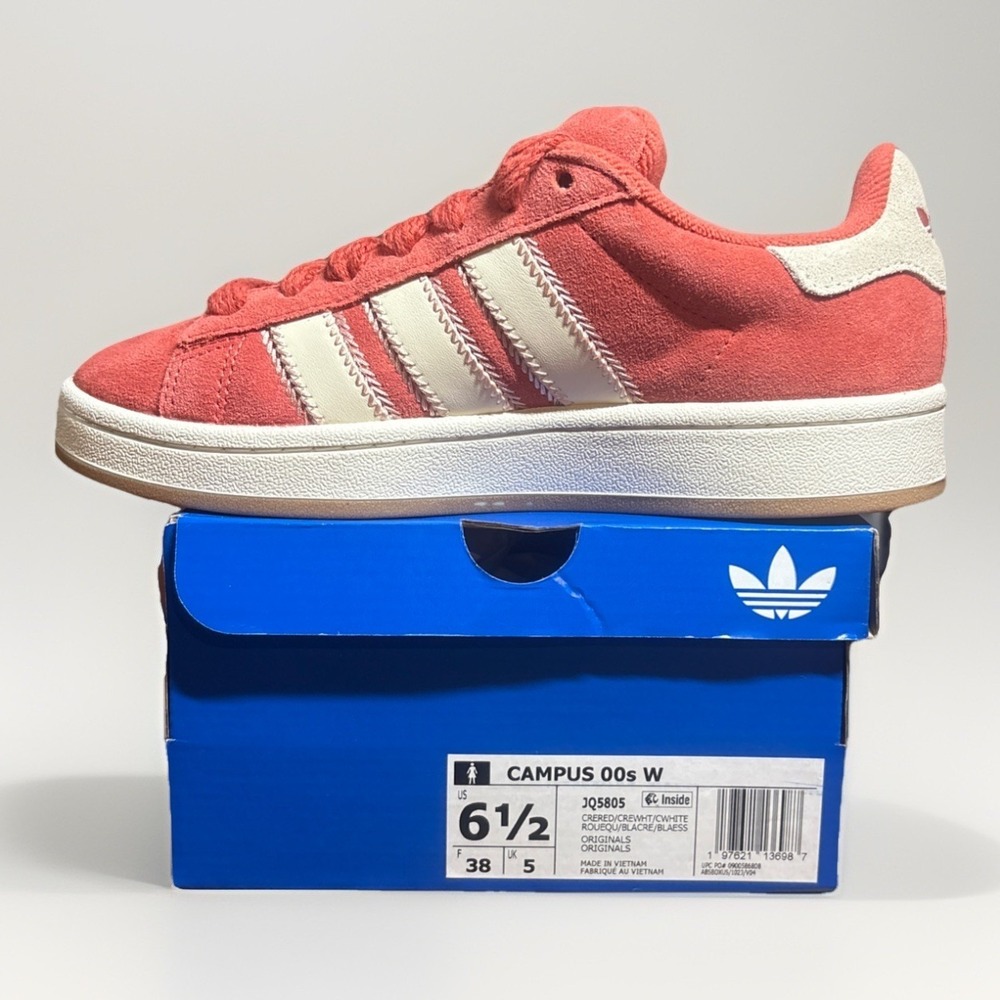 adidas Originals Campus 00s Sneakers JQ5805 Core Red Size 6.5 Women's